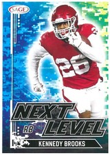 2022 SAGE Draft Low Series Silver RC 64 Kennedy Brooks Oklahoma Sooners Football