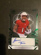 2024 Trinity Football Jamari Thrash Green Clear Auto #19/25 Browns NOTE