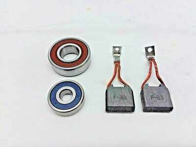 Mercury Generator Bearings And Brushes  Rebuild Repair Kit 2 Brush Generator