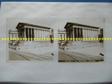 NIMES - LA MAISON CARREE - ORIGINAL PHOTOGRAPH ON GLASS PLATE - LATE NINETEENTH CENTURY