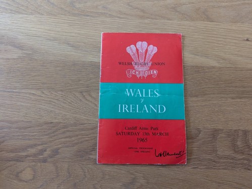 1965 Wales v Ireland - 5 Nations