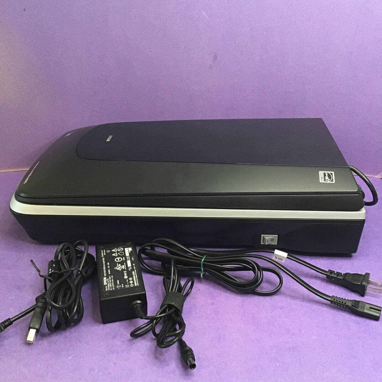 Epson Perfection V500 Photo Flatbed Scanner w/ OEM Power Supply cable/USB  cable 10343866089 | eBay