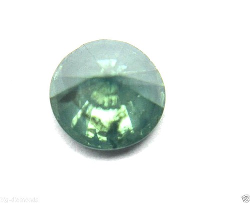 0.76CTS TEAL COLOR BLUE DIAMOND SOLITAIRE 5.72 x 3.61 MM - Picture 3 of 4