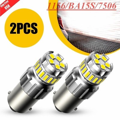 AUXITO 1156 BA15S LED Reverse Backup Light Bulbs 6500K Super White 2400LM Bright