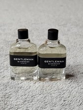 Givenchy Gentleman .2 Fl Oz 6ml Eau De Toilette Mini Splash Lot of 2 New No Box