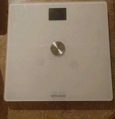 Withings (WBS05-White-All-Inter) Smart Body Composition Wi-Fi Digital Scale