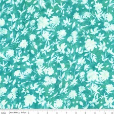 Batiks Flower Mix Sew Soft Rayon Coastal Cabana Riley Blake Gorgeous Drape