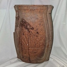 Antique Cast Iron Heating Stove Front Panel 17 1/2 x 13 x 3", Found in SE CO