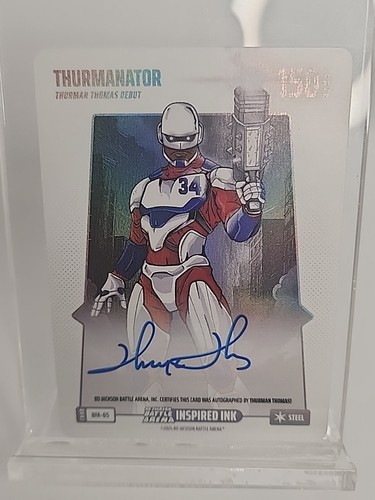 Bo Jackson Battle Arena Thurmanator Steel Auto Thurman Thomas BFA-65