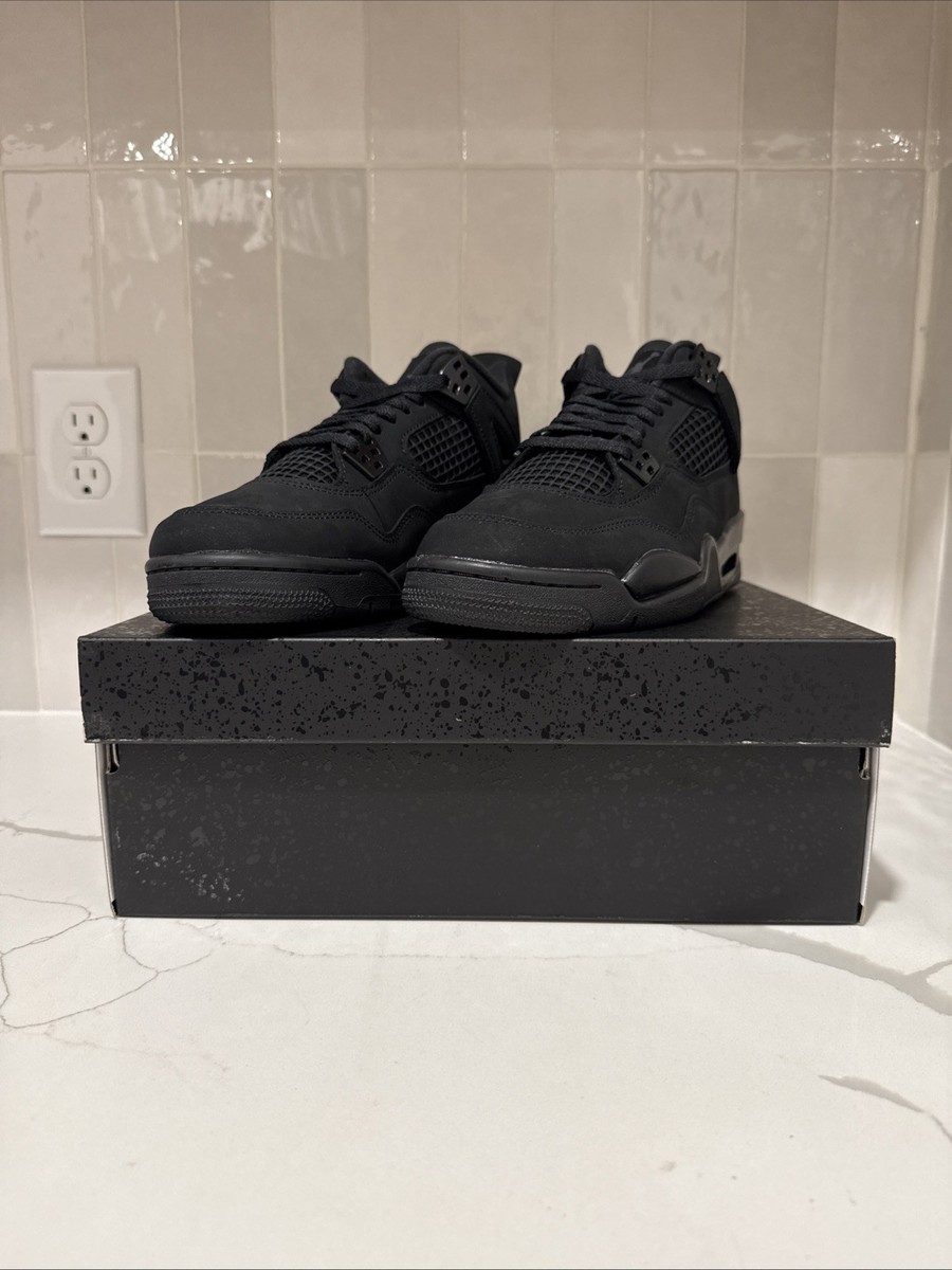 Jordan 4 Retro Black Cat Size 7Y (GS) IB4171 010 In Hand Ready To