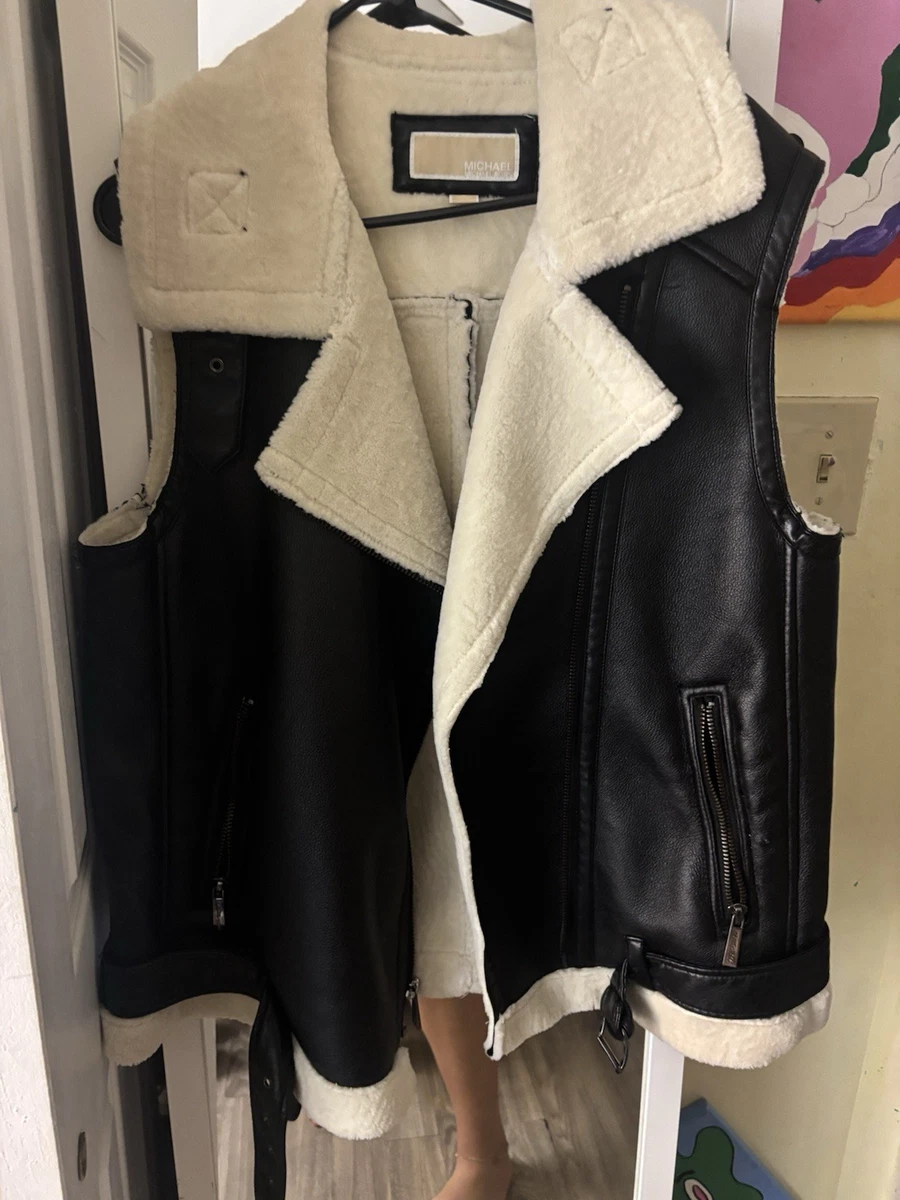 Michael Kors Leather Outer Shell Motorcycle Coats, Jackets & Vests