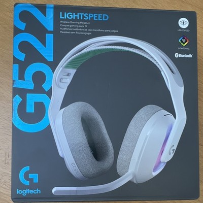Logitech G522 LIGHTSPEED Wireless Gaming Headset Bluetooth Boom Mic White