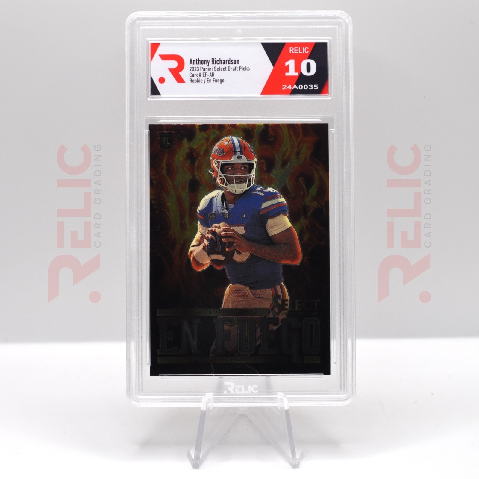Anthony Richardson 2023 Panini Select Draft Picks #EF-AR - Rookie / En Fuego