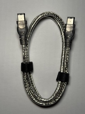 Belkin FireWire 400 Cable IEEE 1394a to 1394a Transparent Excellent Condition