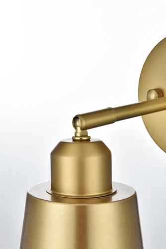 Living District Halycon 5" Wall Sconce In Satin Gold - Picture 6 of 7