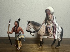 Schleich Sioux Indian Chief Brave Horse Scout 2005 Wild West Figure 70300