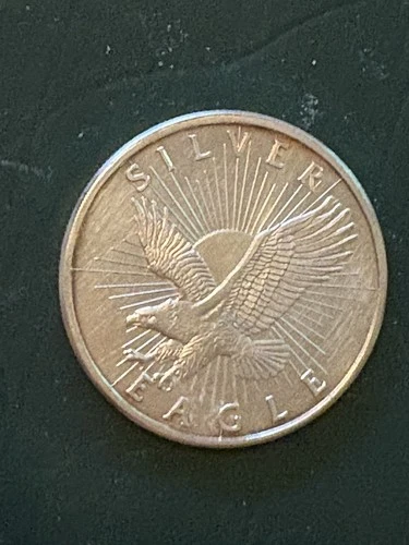 Sunshine Minting 1 Troy Ounce .999 Fine Silver Eagle Round