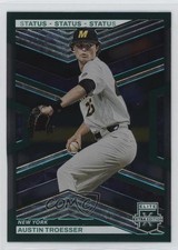 2023 Panini Elite Extra Edition Green Status 12/499 Austin Troesser #37 17yt