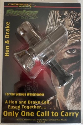 Cherokee Sports Fusion Double Reed Hen and Drake Duck Call Model 490 DUCK HUNTER