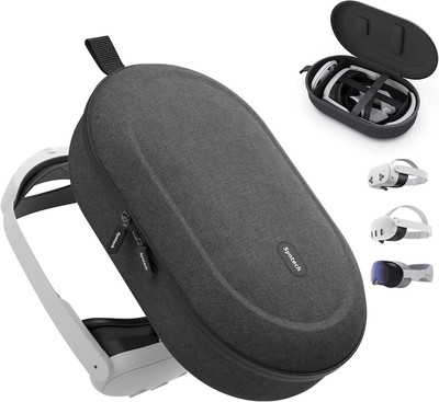 Syntech VR Headset Tasche Quest 3S 2 Pico4 Ultra Schutzschale Schwarz