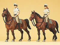 Figuren Preiser H0 (10389): Berittene Polizei Sommer
