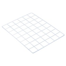 16"x12" Wire Grid Panel, 1pc for Home Office, White
