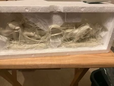 Dept 56 Snowbabies Retired “Mush!” Dogsled 2 Parts - NIB