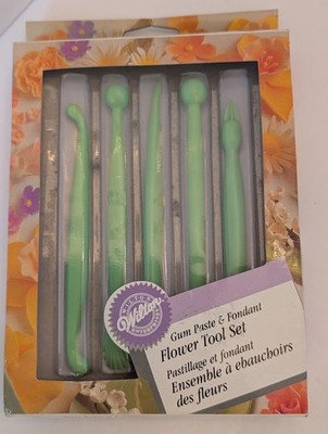 Wilton Gum Paste & Fondant Flower Tool Set 5 pcs. New