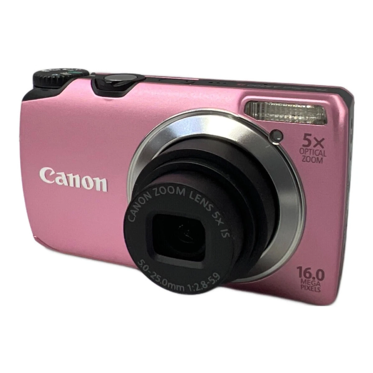 Canon　 PowerShot　 パワーショット A3300 IS 　ピンク Preços baixos em Canon PowerShot A3300 IS Câmeras Digitais Canon