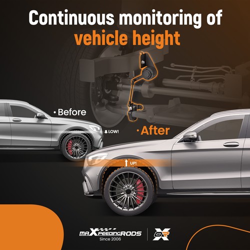 1X Front Headlight Level Sensor For Audi A4 S4 Avant S5 RS5 13-2015 8K0941285P - Imagen 7 de 16