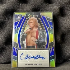 2024 Panini Select WWE #SL-CDP Charlie Dempsey Auto Blue Prizm NXT /49