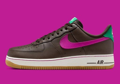 Nike Air Force 1 07 Low Multicolor Baroque Brown Vivid Purple IM2368-237 Mens