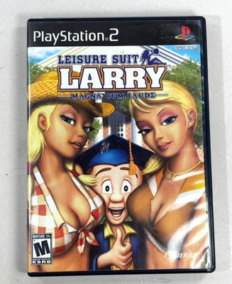 #ad Leisure Suit Larry: Magna Cum Laude Sony PlayStation 2 2004 PS2 $19.90