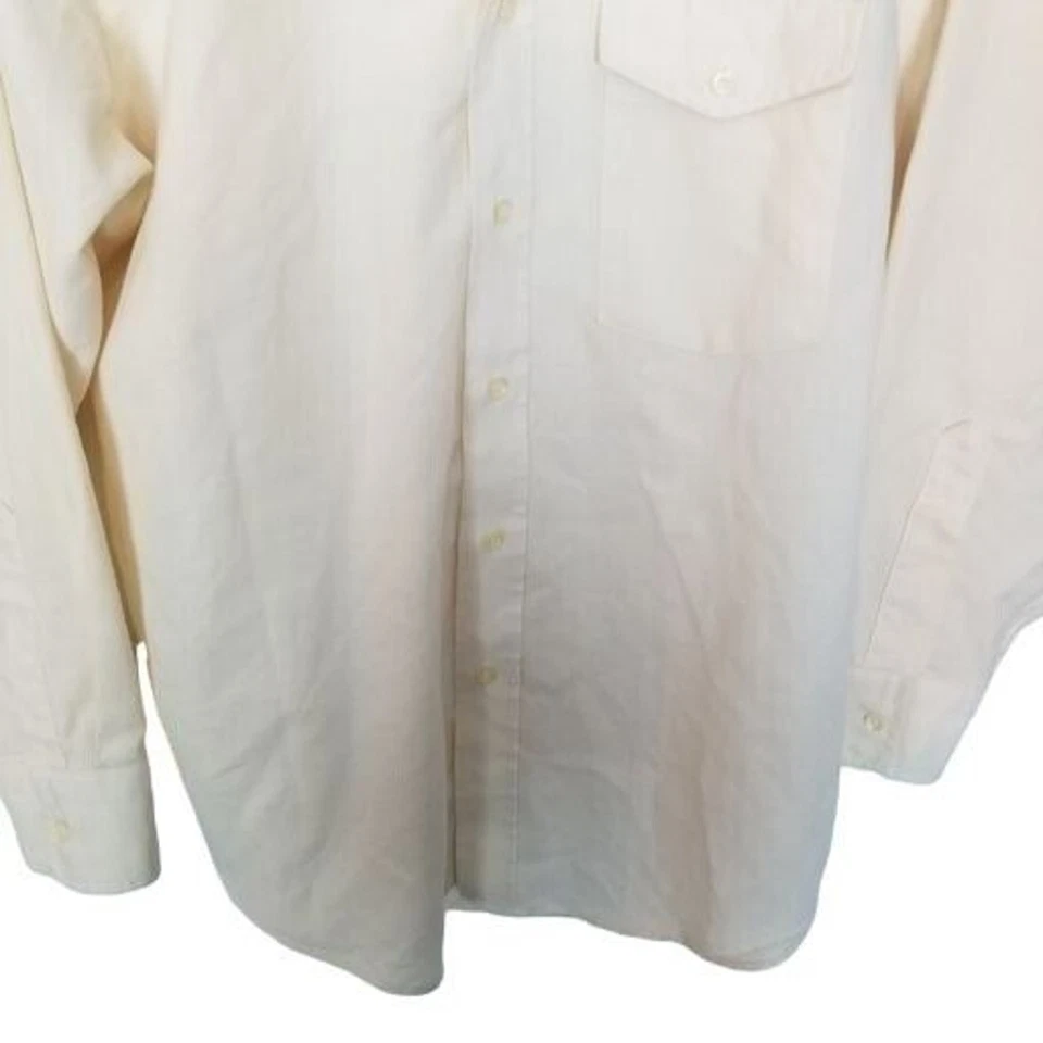 Винтажная рубашка L.L. Bean L.L. Bean платье рубашка на пуговицах рубашка мужчин 32 шеи 16  - Изображение 3 из 4