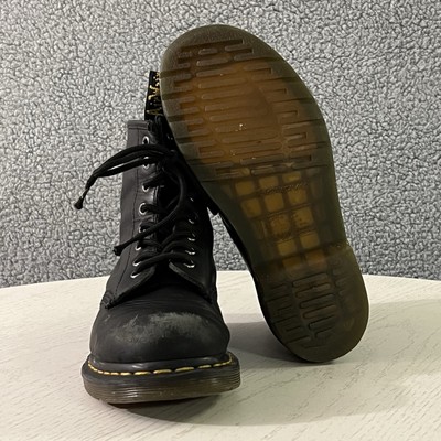 Dr Martens Boots Mens 5 Black Leather 11822 Air Wair Soft  display picture 1