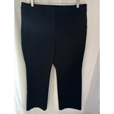 Talbots Dress Pants Womens 16P Navy Blue Petite Barely Boot Career Stretch