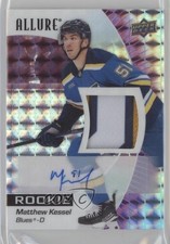 2023 Upper Deck Allure Rookies Purple Diamond 1/10 Matthew Kessel Patch Auto av1
