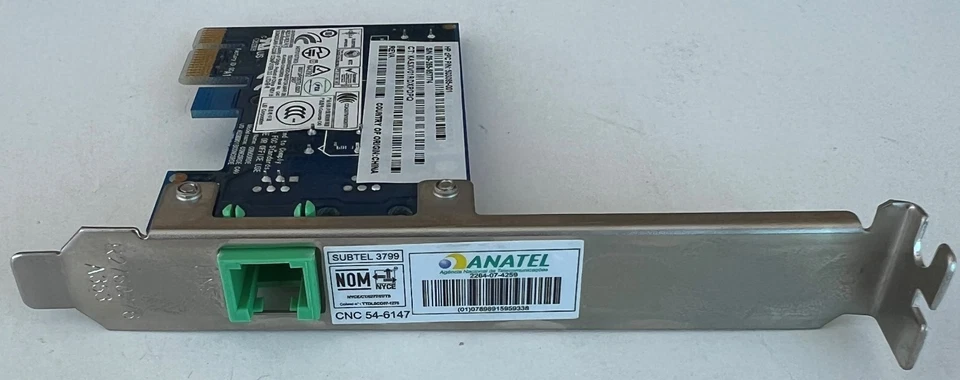 HP Concorde 56K Single-Port PCIe Data Fax Modem Card  503095-001 Tested - Image 3 of 3