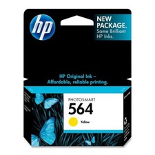 GENUINE NEW HP 564 Yellow Ink Cartridge for HP Deskjet 3520 3521 3522 3526