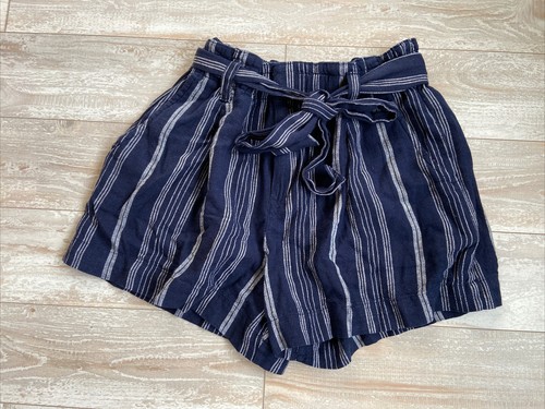 Gap Womens Linen Paper Bag Shorts Size 