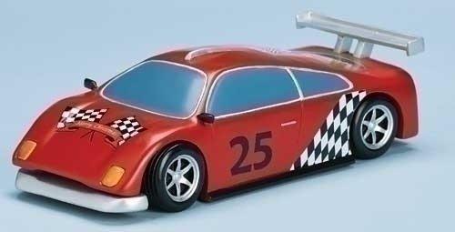 Coche de carreras de 10" con adaptador interior de pista y Santa canción de Navidad que funciona con batería - Imagen 1 de 1