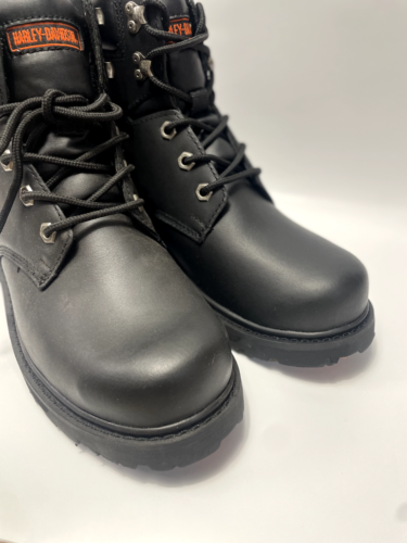 Harley Davidson Footwear D94113 Black Sequoia ST Plain Toe Boot Mens 7 VTG - Picture 7 of 11