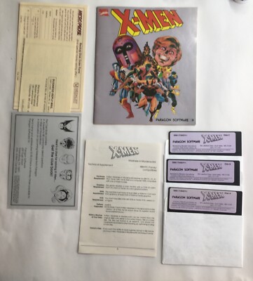 X-Men Paragon Software computer game 5.25 Floppy Disk  NO BOX