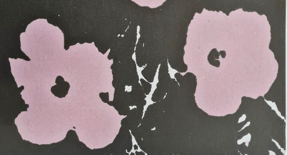 ANDY WARHOL * Flowers * signed lithograph * Kunstdruck * limited # 40/100 - Bild 4 von 4