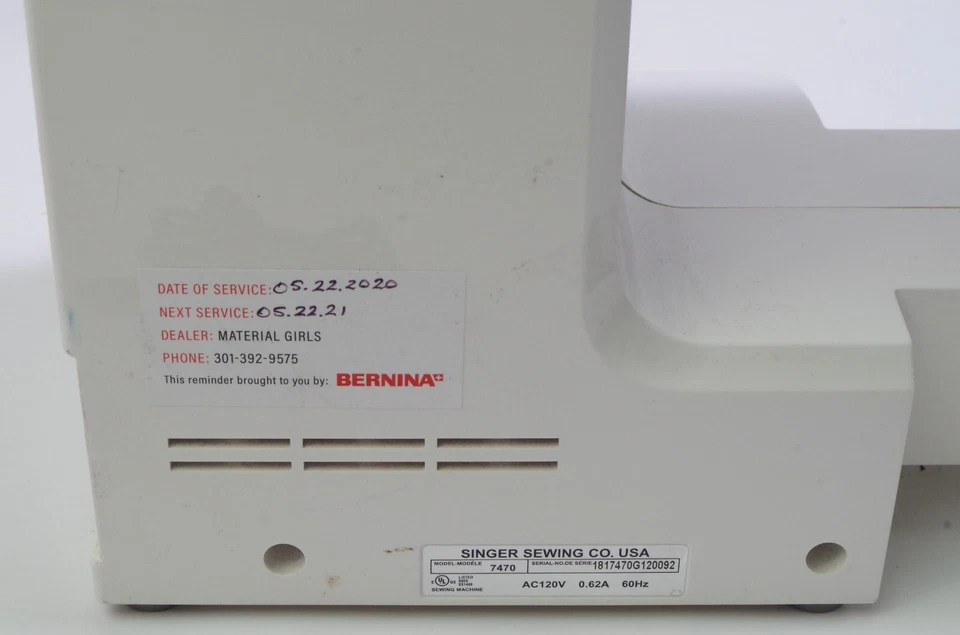 Singer 7470 Computerized Sewing Machine Powers On Read Description NO PEDAL - Image 4 of 4