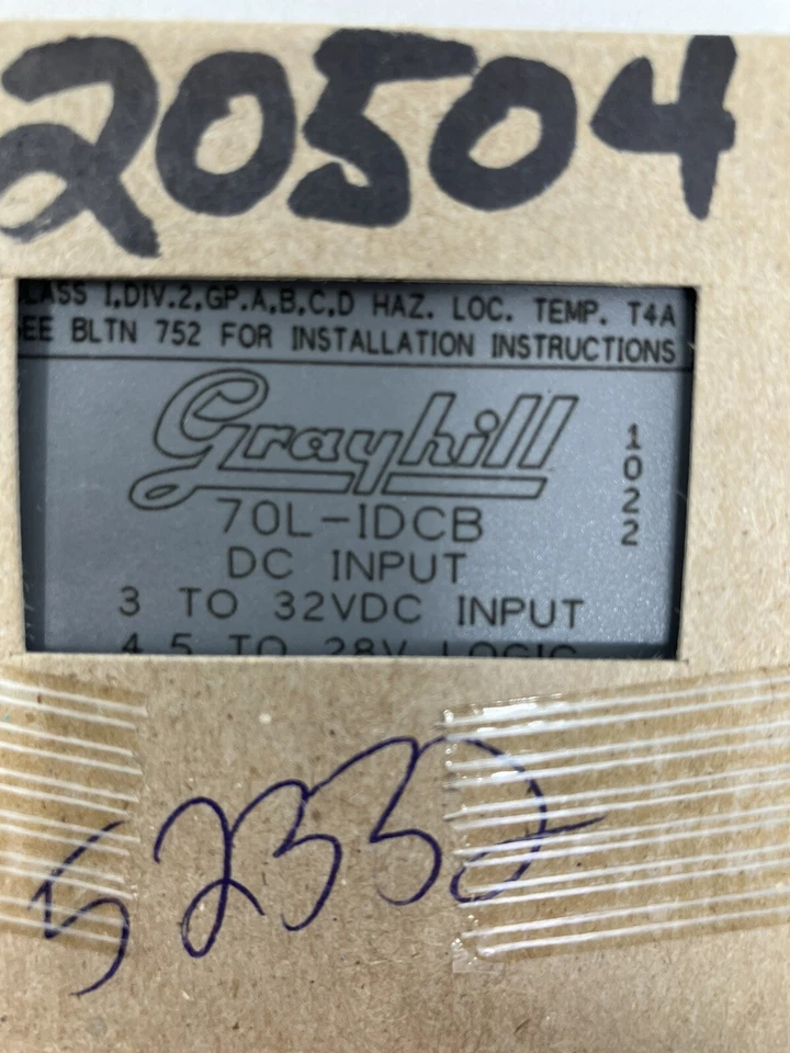 New Grayhill 70L-1DCB Reed Relay Output Module 3 to 32VDC Logic - Image 2 of 2