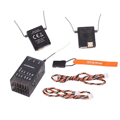 AR9020 DSMX/XPlus DSM2 9-Channel 2.4ghz Black RC Receiver Set