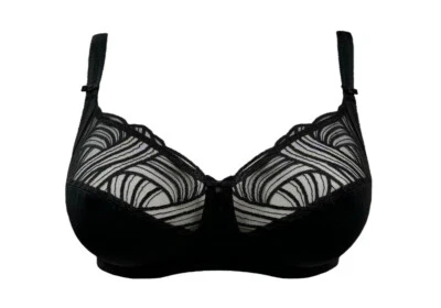 Triumph BH ohne Bügel Modern Elegance N 80D 80E 90D 95D schwarz oder weiß NEU