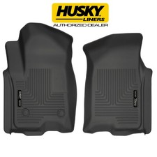 Husky Weatherbeater Floor Mats Front For Chevy Silverado Gmc Sierra 1500 2500 35 Husky Weatherbeater Floor Mats Front For Chevy Silverado Gmc Sierra 1500 2500 35