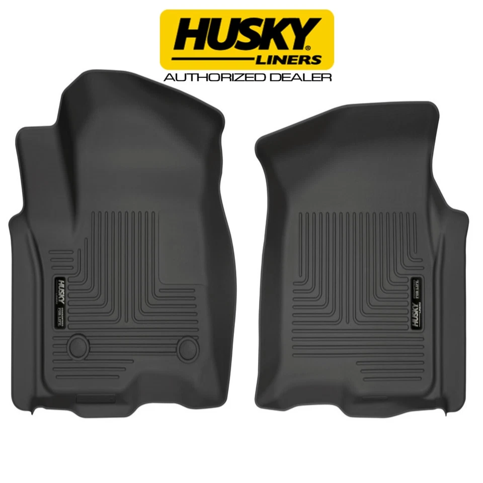 Alfombrillas delanteras HUSKY WeatherBeater para Chevy Silverado GMC Sierra 1500 2 puertas Foto 2 de 4